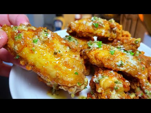 COWBOY BUTTER sauce on chicken wings is a game changer! How I make the ULTIMATE WINGS