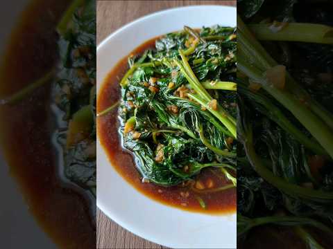 Talbos in Garlic and Oyster Sauce #recipe #recipeideas #healthy #shorts #shortsfeed #shortsvideo