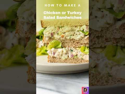 how do you make chicken salad sandwiches #delicious #recipe