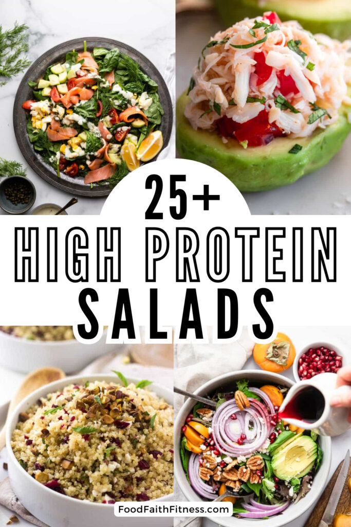 25+ High Protein Salads