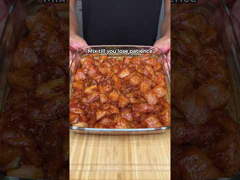 EASIEST MOST DELICIOUS High Protein Sticky Honey Garlic Chicken | ONLY 460 CALS #fitness #recipe