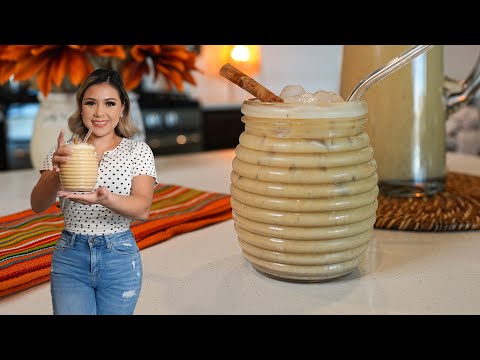 How to make the Best PUMPKIN SPICE HORCHATA, the perfect traditional creamy drink with FALL flavors