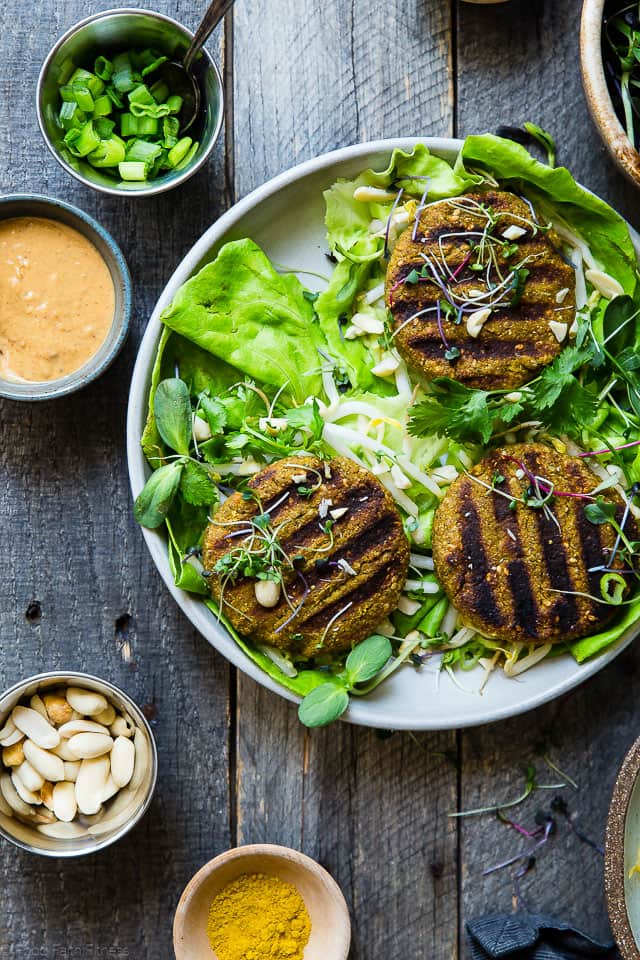 Thai Veggie Burger Recipe with Curry