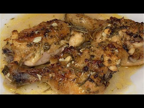 THE JUICIEST GARLIC AND HERBS OVEN BAKED CHICKEN RECIPE SLAP YO MAMA GOOD