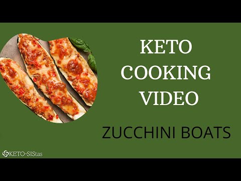 Low Carb Zucchini Boats Recipe | Keto Friendly and Delicious Cooking Video