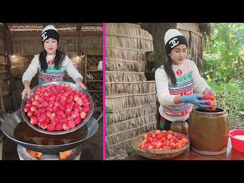 Delicious Red jujube fruit cooking - Cooing with Sreypov