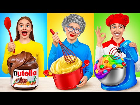 Me vs Grandma Cooking Challenge | Delicious Recipes by TeenDO Challenge