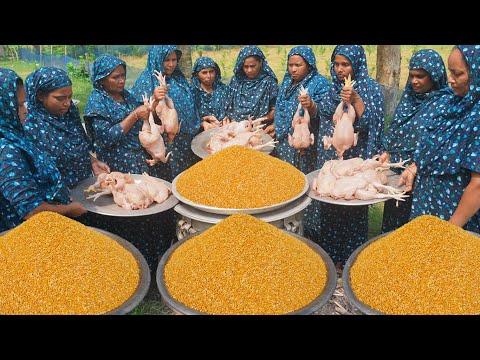 Mezbani Daal Chicken Recipe  - Broiler Chicken Cooking by Village Lady - Delicious Food