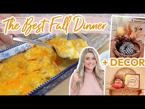 COZY FALL COOKING + DECOR | This Dinner Idea is PERFECT for Fall!