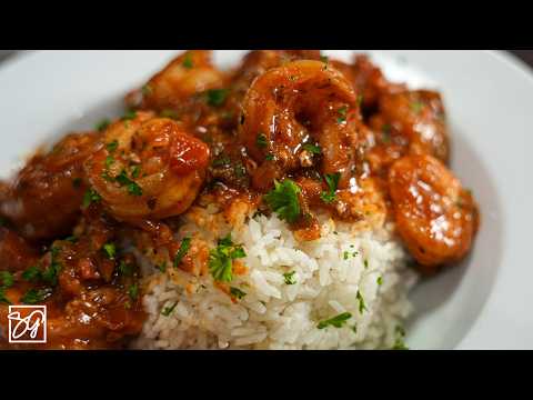 Smothered Okra and Shrimp Recipe | Soul Food Sunday