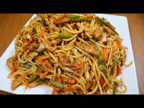 Spicy Chicken Spaghetti Recipe | Chicken & Vegetable Spaghetti | Quick & Delicious Spaghetti Recipe