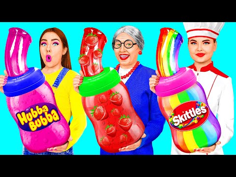 Me vs Grandma Cooking Challenge | Delicious Recipes by TeenChallenge