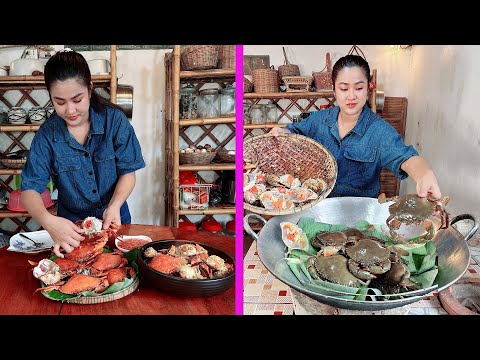 Delicious Mud crab cooking with 2 recipes - Cooking with Sreypov