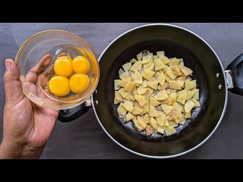 Just Add Eggs With Potatoes Its So Delicious / Simple Breakfast Recipe/ 5 Mints Cheap & Tasty Snacks