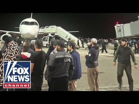 Pro-Palestinian mob storms airport looking for Jews