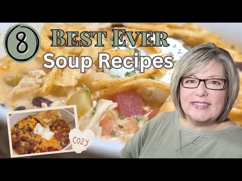 8 BEST EVER FALL SOUP RECIPES | Crockpot & One Pot Comfort Food | Quick and Easy,  Cozy &  Delicious