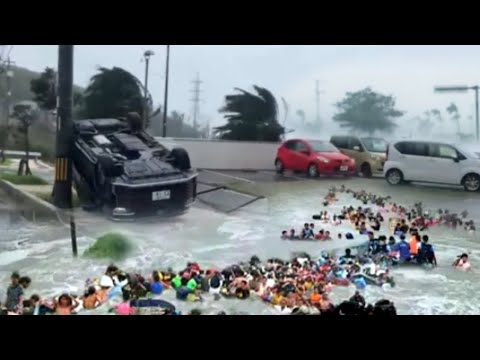 Brutal footage of Storm Ciaran..!! 1.2 million without power, UK, Spain, France & Jersey battered
