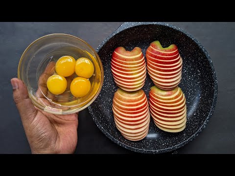 Just Add Eggs With Apples Its So Delicious / Simple Healthy Breakfast Recipe / Cheap & Tasty Snacks