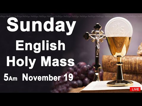 Catholic Mass Today I Daily Holy Mass I Sunday November 19 2023 I English Holy Mass I 5.00 AM