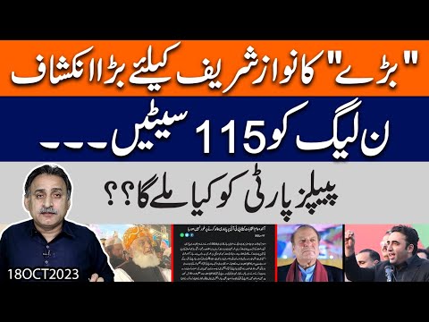 A big revelation for Nawaz Sharif !! 115 seats to PMLN... What will PPP get ?? | Exclusive