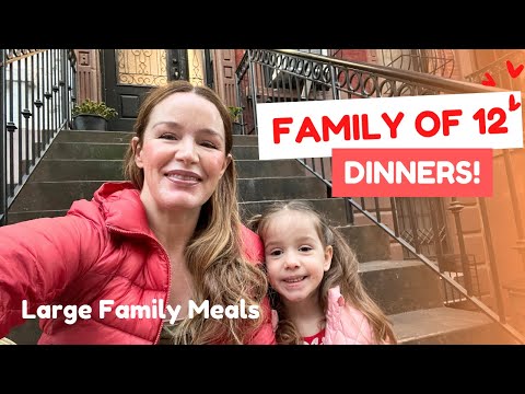 Family of 12 🥰 What we eat in a week! Dinner Edition: Large Family Meals ❤️ + Baby 11 Check up