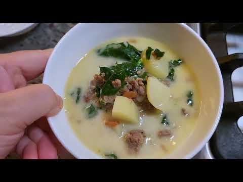 Zuppa Toscana Recipe EASY | Olive Garden Potato Sausage Soup Recipe