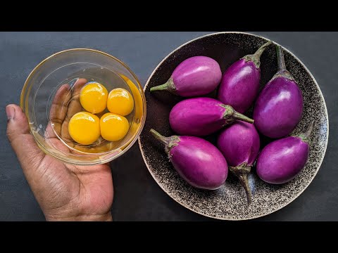 Just Add Eggs With Eggplants Its So Delicious/ Simple Healthy Breakfast Recipe/ Cheap & Tasty Snacks