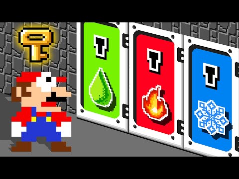 Can Mario Escapes FIRE and ICE & Acid Sewer Pipes in New Super Mario Bros.? | ADM GAME