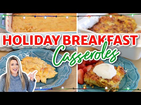 *GENIUS* Christmas Breakfast Casseroles | Super Easy, Prep-Ahead & Absolutely DELICIOUS!