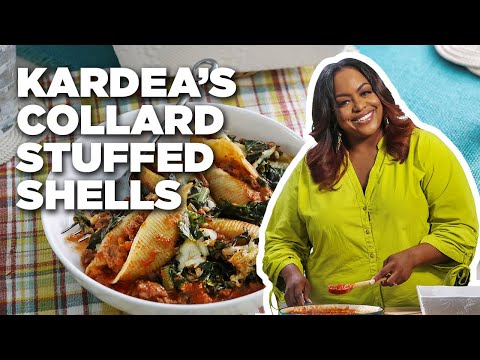 Kardea Brown’s Collard Green Stuffed Shells | Delicious Miss Brown | Food Network