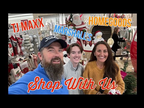 Christmas Shop With Us! Finding The Hottest New Finds At TJ MAXX, HomeGoods & Marshall’s