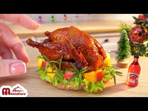 Delicious Miniature Roasted Turkey Recipe For Christmas | 1000+ Miniature Food Recipe ASMR Cooking