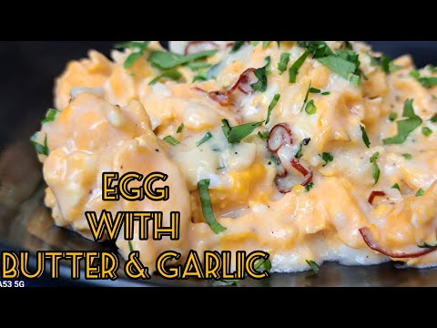 BUTTER GARLIC EGG RECIPE | UNIQUE EGG RECIPE | BREAKFAST IDEA