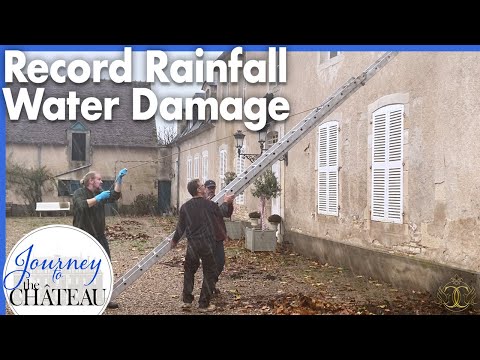 Record Rainfalls in France, Blocked Gutters & Chateau Water Damage - Journey to the Château, Ep. 157