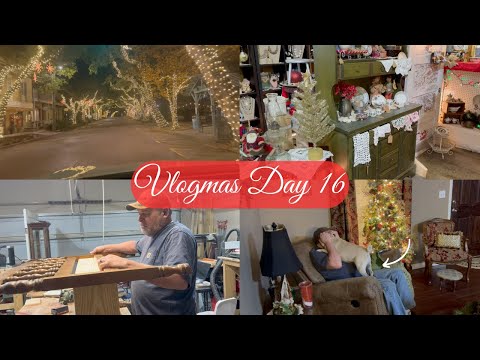 VLOGMAS DAY 16 ~ I FEEL MUCH BETTER NOW! + Bench update and tips from James on buying furniture