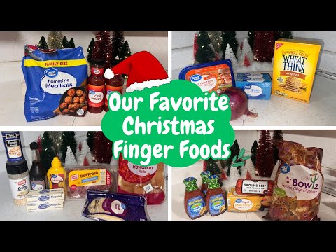 Our Top 4 EASY & DELICIOUS Christmas Finger Foods || Christmas Party Appetizers