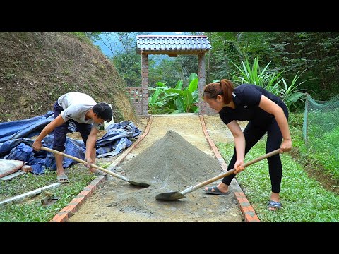 Together, we repaired the road leading to the farm - Cook nutritious chicken for TU