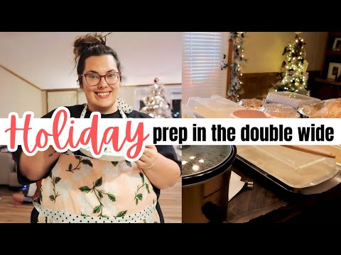 FIRST BIG HOLIDAY IN THE NEW DOUBLE WIDE! Let’s do some holiday prep |  mobile home homemaking