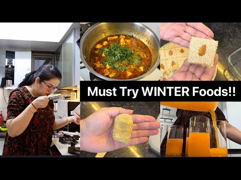 Truth of Our New House🏡 Delicious Winter Recipes | Til Barfi, Paneer Tamatarwala, Tilbugga Recipe