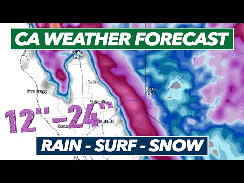 Two Storms Will Bring Rain, Big Waves, and Heavy Snowfall | California Weather Forecast Jan 2, 2024