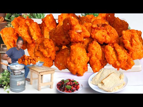 Cooking Recipe!! Africa's Best Street Food Breakfast Recipes Agege Bread & Akara...#viral #cooking