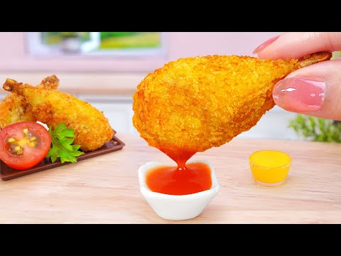 The Best Recipe 😍 Cooking Yummy Miniature Fried Chicken Potato Drumstick 🍗  By Tina Mini Cooking