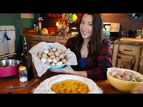 Making + Drying Fresh Pasta | Tortellini and Lemon Magic Cake
