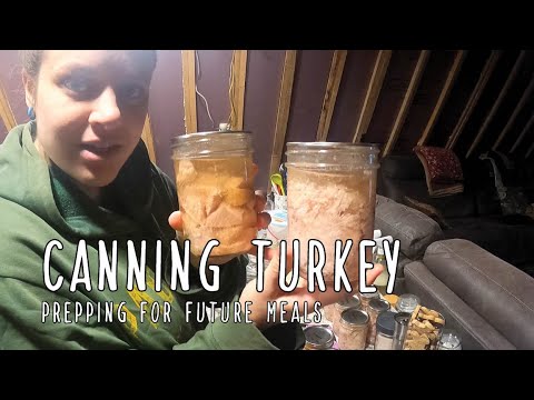 Canning Turkey - Prepping for future meals