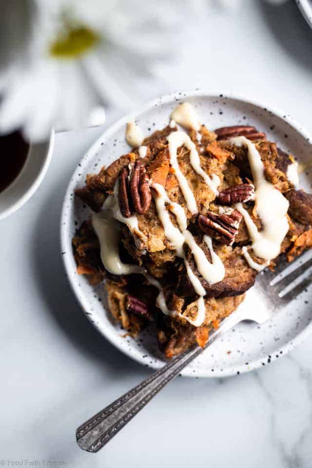 Carrot Cake Instant Pot French Toast Casserole 