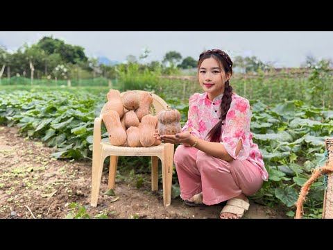 Steamed pumpkin with chicken, no matter how you eat it, it's fragrant, soft, and sweet - bushcraft