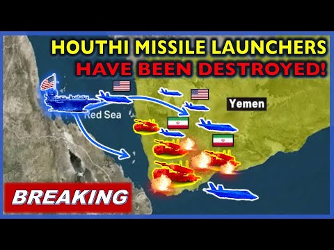 Finally! US Air Force FOUND and DESTROYED 4 Houthi Anti-Ship Missile Launchers in New Airstrike!