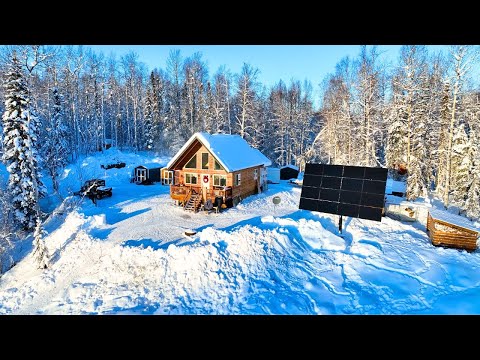 Daily Life in Alaska! | Undecorating Christmas | Cabin Addition Progress + Lexxy Comes to Visit!