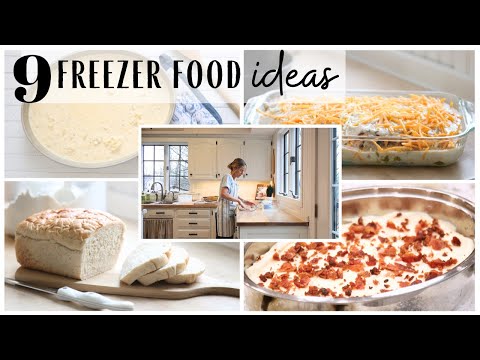 Freezer Meal Ideas ~ Winter Food Ideas ~ Freezer Food ~ Cook with me ~ Easy Freezer Meals