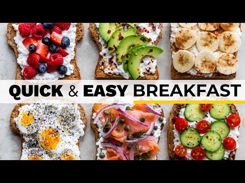 COTTAGE CHEESE BREAKFAST TOAST | easy, healthy recipe ideas